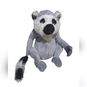 GANZ WEBKINZ HM369 NO CODE RINGTAIL LEMUR PLUSH/STUFFED ANIMAL